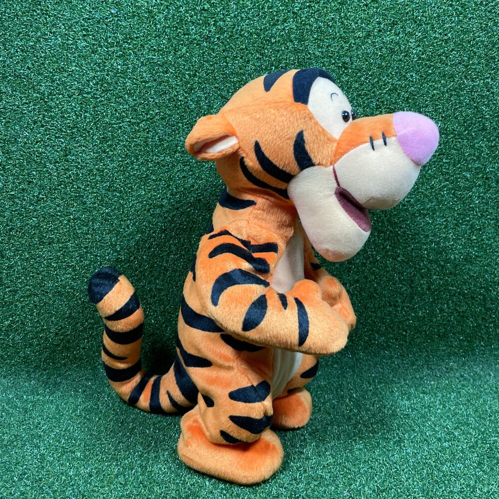 Vintage 1998 Disney Bounce Around Tigger Interactive Plush Toy - Picture 2 of 5